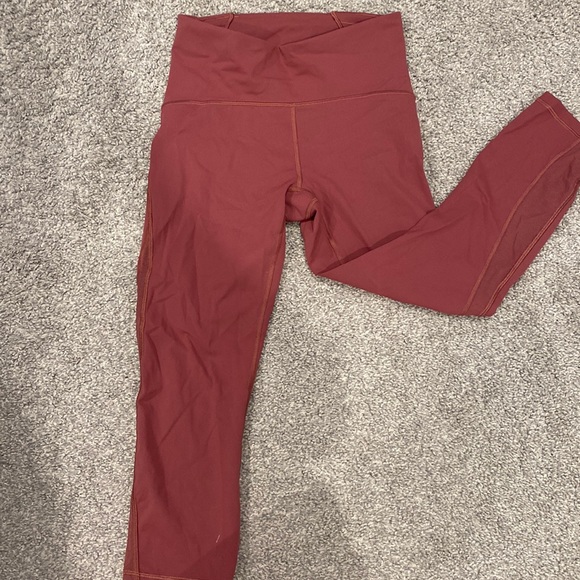 Lululemon leggings, cropped, pink - Picture 1 of 3